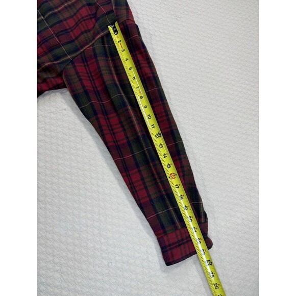 Pendleton Plaid Flannel Shirt Long Sleeve 100% Wool | Red and Green | Size Large - Picture 12 of 14